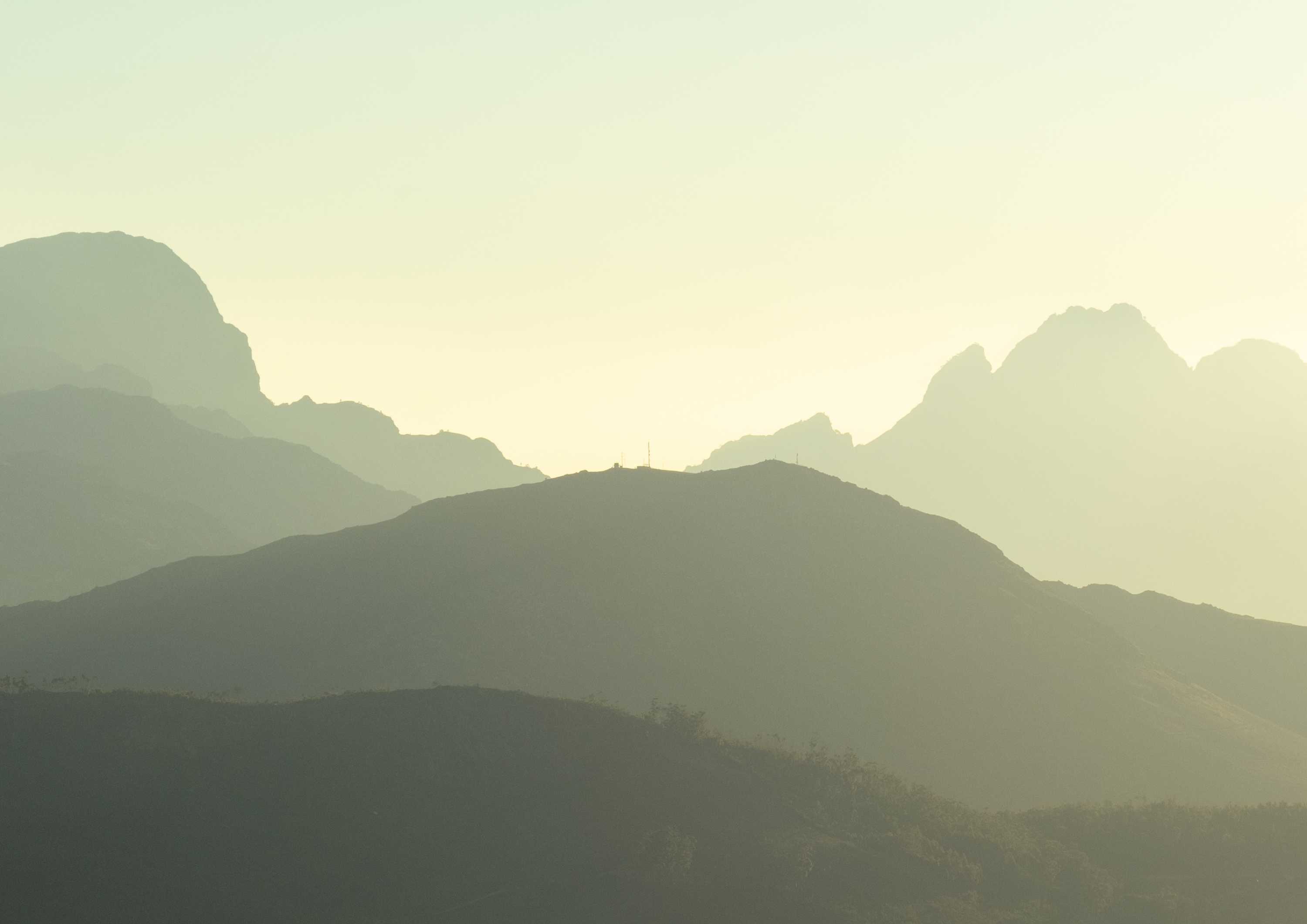 Fading Mountain Layers