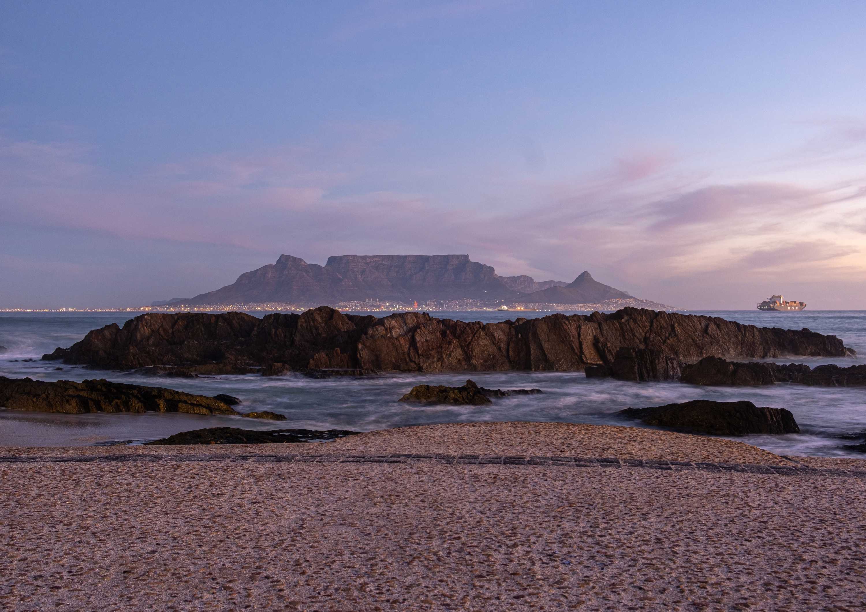 Serene Table Mountain Sunset